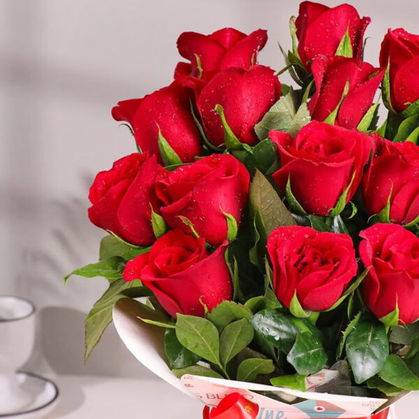 Romantic Desires In Red Roses